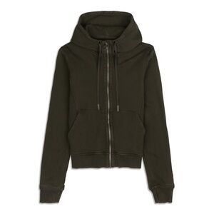 Lululemon Press Pause Jacket Dark Olive Size 6